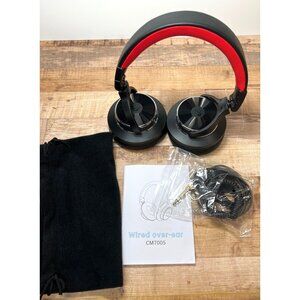 Rumoon Wired Over-Ear Headphones Cm7005 Professional Studio With Accessories